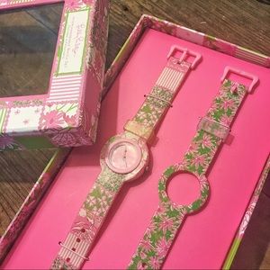 Lilly Pulitzer Interchangeable Watch Set